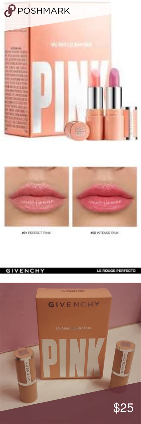 givenchy mini lip balm duo|givenchy color enhancing lipstick.